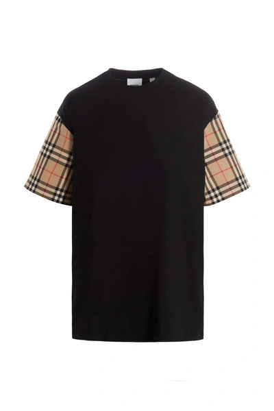 Burberry Woman Black Cotton T-shirt