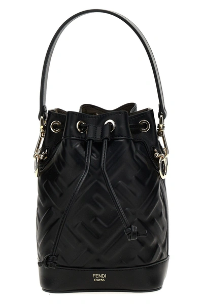 Fendi Women 'mon Tresor' Mini Handbag In Black