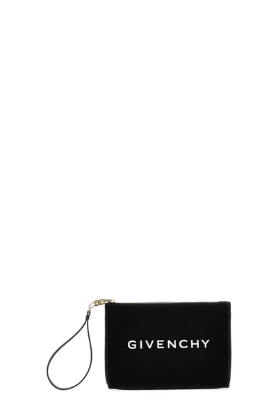 Givenchy Travel Pouch In Canvas In Multicolor