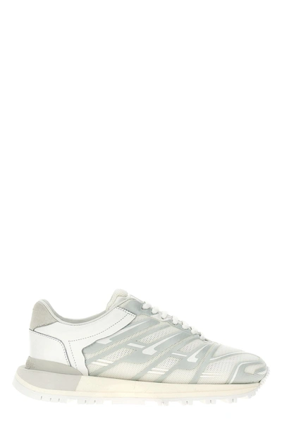 Maison Margiela 50-50 Lace-up Sneakers In White