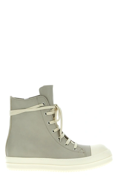 Rick Owens High-top Sneakers In White