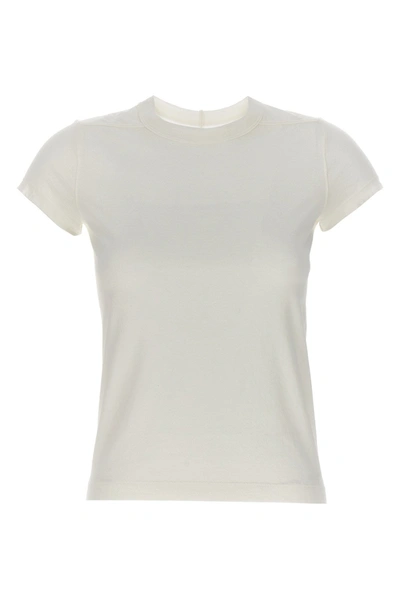 Rick Owens Cropped Level T-shirt In White