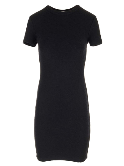 Alexander Wang Jacquard Mini Dress In Black