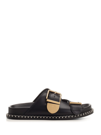 Chloé Rebecca Sandals In Black