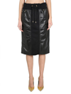 Tom Ford Silk Blend Skirt In Nero