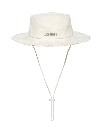 Jacquemus Le Bob Artichaut Cotton Hat In Off White