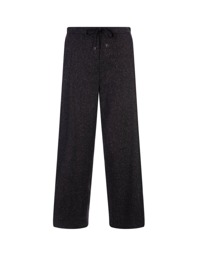 's Max Mara Drawstring Straight Leg Pants In Grey