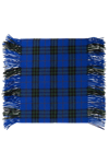 BURBERRY CHECK-PATTERN FRINGED-EDGE SCARF
