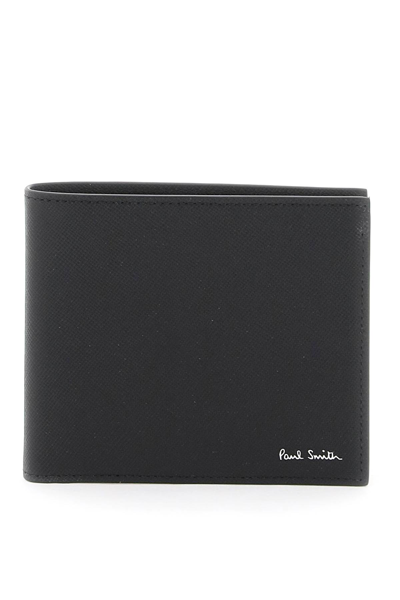 Paul Smith Mini Blur Wallet In Black (black)