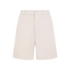 BRUNELLO CUCINELLI BUTTON FITTED SHORTS