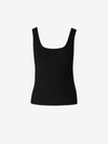 Zimmermann Halliday Ribbed Tank Top In Negre