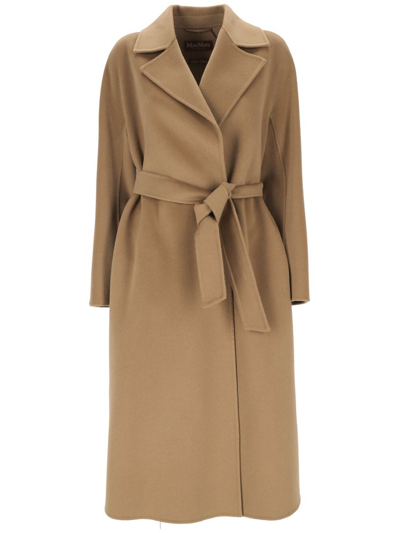 Max Mara Belted Long In Brown