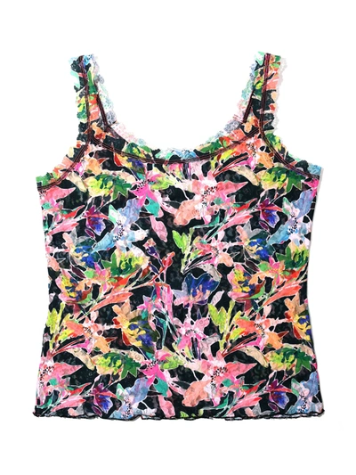 Hanky Panky Plus Size Printed Signature Lace Cami In Multicolor