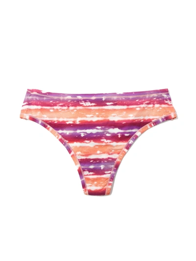 Hanky Panky Printed Playstretch™ Natural Rise Thong In Multicolor