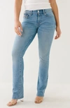 TRUE RELIGION BRAND JEANS TRUE RELIGION BRAND JEANS BILLIE MID RISE STRAIGHT LEG JEANS