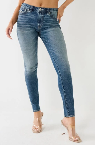 True Religion Brand Jeans Jennie Mid Rise Super Skinny Jeans In Macau