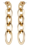 VINCE CAMUTO CLEARLY DISCO LINK DROP EARRINGS
