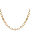 VINCE CAMUTO CLEARLY DISCO OVAL LINK NECKLACE