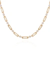 VINCE CAMUTO RECTANGLE LINK NECKLACE