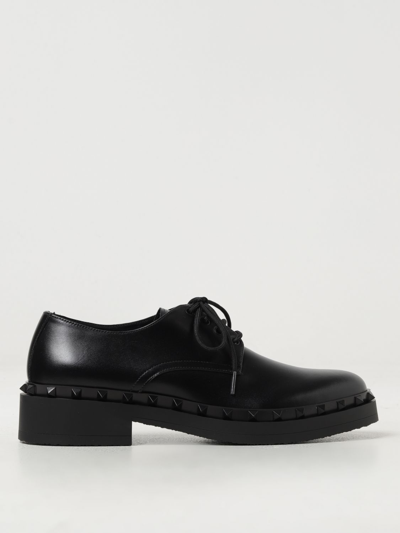 Valentino Garavani Brogue Shoes  Men In Black