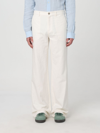 APC trousers A.P.C. WOMAN colour WHITE,403106001
