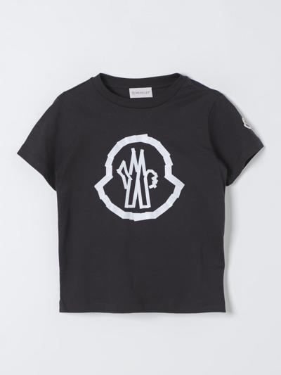 Moncler T-shirt  Kids Color Black