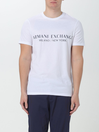 Armani Exchange T-shirt  Men In White