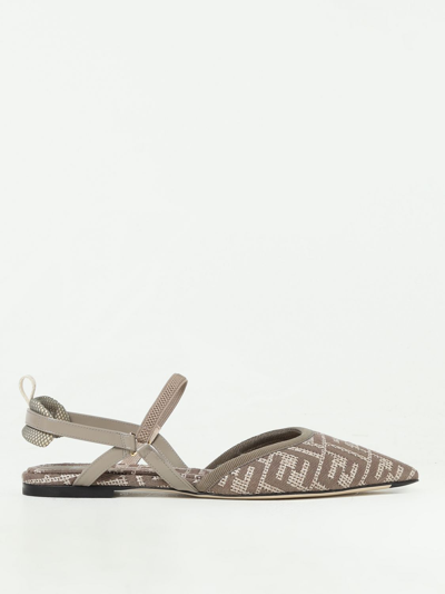 Fendi Flat Shoes  Woman In Brown