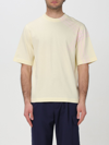 BURBERRY T-SHIRT BURBERRY MEN COLOR STRAW YELLOW,F17066083