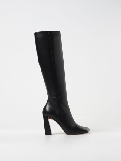 Amina Muaddi Boots  Woman Colour Black