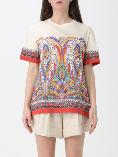 Etro Paisey-print T-shirt In Multicolour