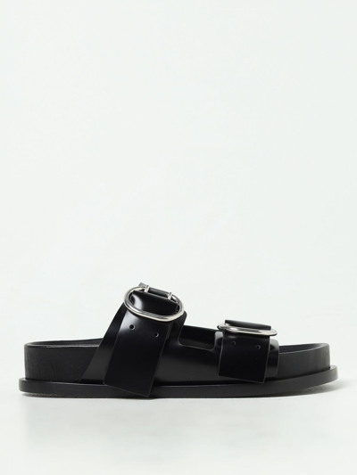 Jil Sander Flat Sandals  Woman Colour Black