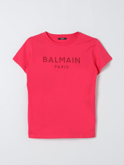 Balmain T-shirt  Kids Kids Color Fuchsia