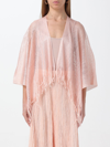 Twinset Cape  Woman Color Pink In Pink