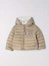 Moncler Babies' Jacket  Kids Color Beige In Green