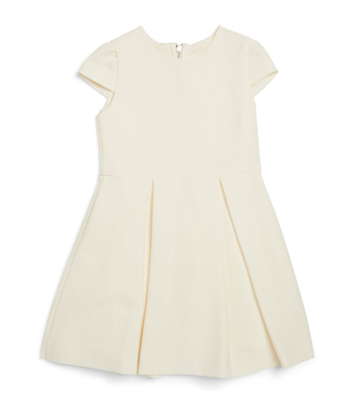 Max & Co Kids' Pleated A-line Dress (4-16 Years) In Beige