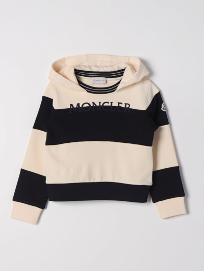 Moncler Sweater  Kids Color Natural In Black