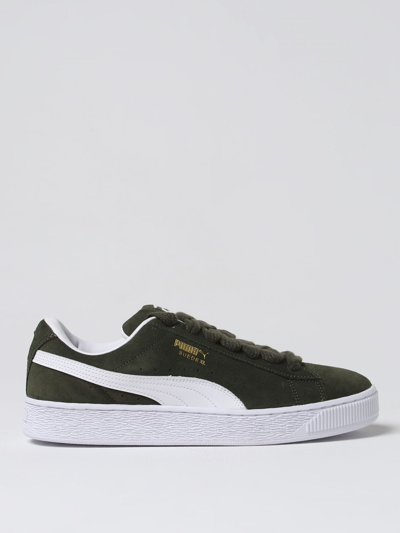 Puma Sneakers  Men Color Green In Dark Olive/white
