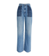 MOTHER MOTHER PATCH MAVEN HEEL JEANS