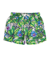 KENZO FLORAL SWIMMING SHORTS (4-14 YEARS)