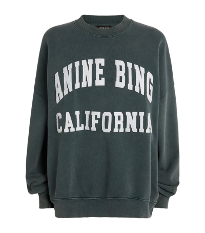 Anine Bing Dark Sage Sweatshirt In Green