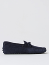 Tod's Gommino Loafers With Laces In Blue