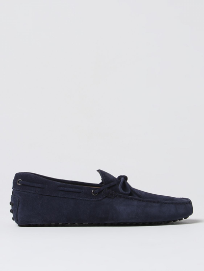 TOD'S LOAFERS TOD'S MEN COLOR BLUE,F30696009