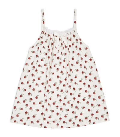 Amiki Kids' Rose Print Anna Top (2-12 Years) In Pink