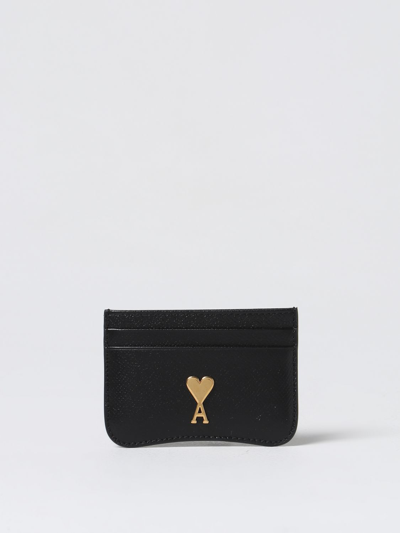 Ami Alexandre Mattiussi Wallet Ami Paris Men Colour Black