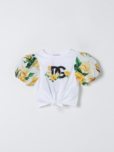 Dolce & Gabbana Kids' T恤  儿童 颜色 白色 In White