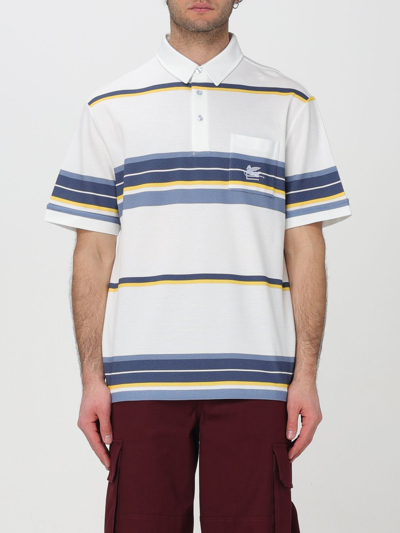 ETRO POLO SHIRT ETRO MEN COLOR IVORY,F33203044