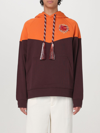 Etro Hooded Sweatshirt With Logo In Orange
