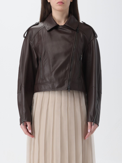 Brunello Cucinelli Jacket  Woman Color Dark In Marrone