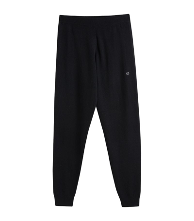 Chinti & Parker Wool-cashmere Sweatpants In Black